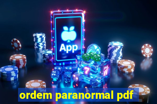 ordem paranormal pdf